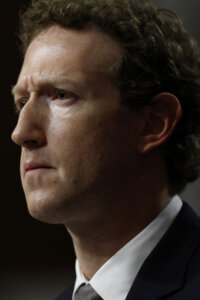 Mark Zuckerberg, CEO of Meta testifies before the Senate Judiciary Committee at the Dirksen Senate Office Building on January 31, 2024 in Washington, DC. 