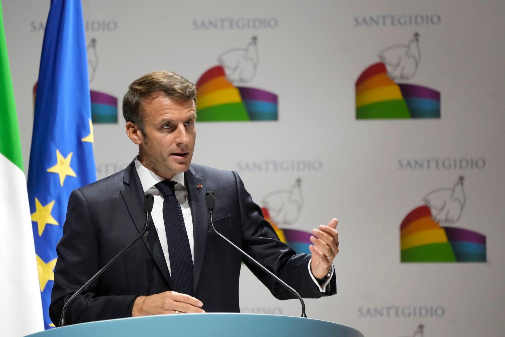 Macron at Sant’Egidio meeting: Ukraine to decide time, terms of peace with Russia