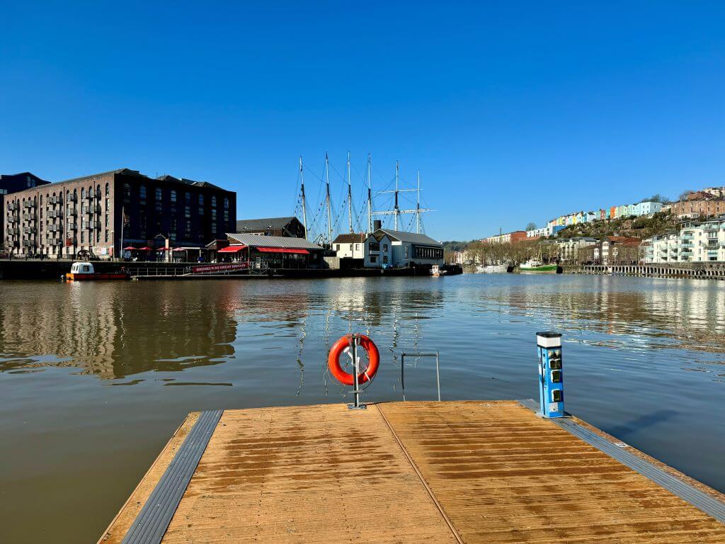 Harbour scene for testing AI vision language model