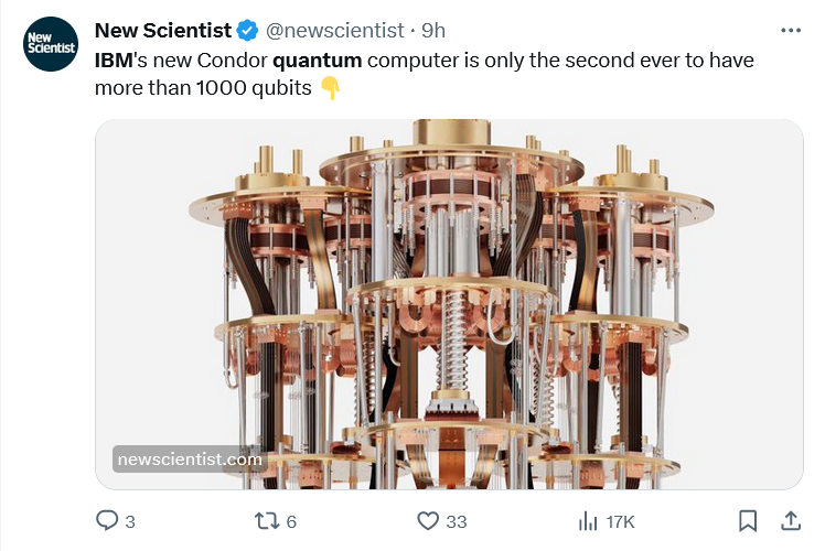 Quantum Computing - latest developments.